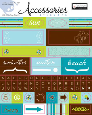 Arctic Frog - Refreshing Blend Accent Stickers  (sold in 3's)